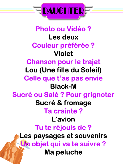 Présentation fille